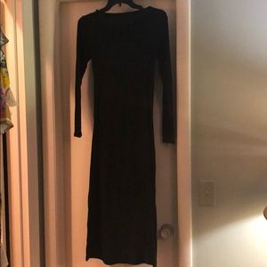 Beautiful black sweater dress